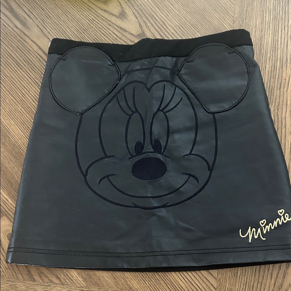 H&M Black Minnie Mouse Skirt